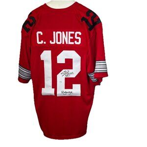 Cardale Jones Autographed The Ohio State Buckeyes OSU Jersey Signed 12 Gauge COA